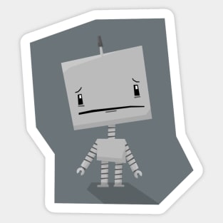 Sad robot Sticker